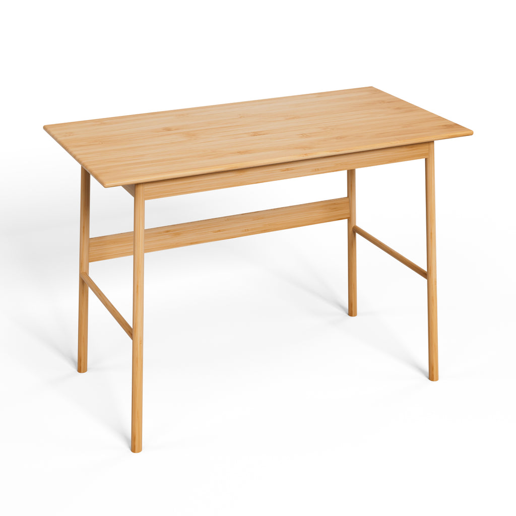 New Design Computer Desk, Bamboo Writing Desk, Modern Simple Work Desk For Home Office, Gaming Desk Study Table